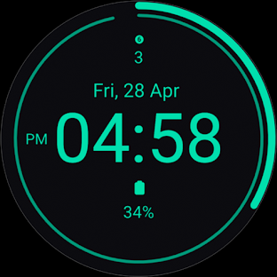 Simple Neon Watch Face